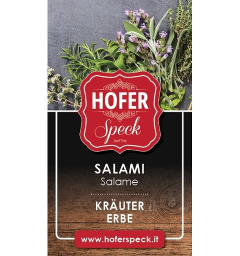 Salami mit Südtiroler Kräutern ca. 200/250g